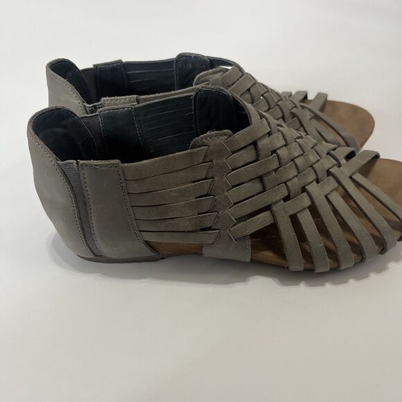 Sz 6.5 Chocolat Blu Viva Wedge - Woven Platform Sandal on a Low-Wedge - Picture 8 of 9